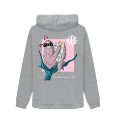 Womens Organic Cotton Hoody- Sloth Party