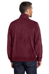 Port Authority Mens Plush Fleece Full Zip Jacket - Burgundy - Coming Soon