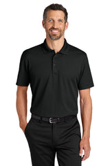 Port Authority Mens Plaited Pique Short Sleeve Polo Shirt - Deep Black - Coming Soon