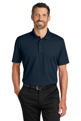 Port Authority Mens Plaited Pique Short Sleeve Polo Shirt - Night Navy Blue - Coming Soon