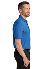 Port Authority Mens Plaited Pique Short Sleeve Polo Shirt - Strong Blue - Coming Soon