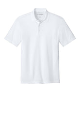 Port Authority Mens Plaited Pique Short Sleeve Polo Shirt - White - Coming Soon