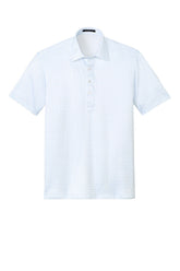 Port Authority Mens Shirt Collar Short Sleeve Polo Shirt - Cloud Blue Check - Coming Soon