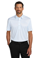 Port Authority Mens Shirt Collar Short Sleeve Polo Shirt - Cloud Blue Check - Coming Soon