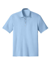 Port Authority Mens Shirt Collar Short Sleeve Polo Shirt - Cloud Blue - Coming Soon