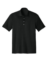 Port Authority Mens Shirt Collar Short Sleeve Polo Shirt - Deep Black - Coming Soon