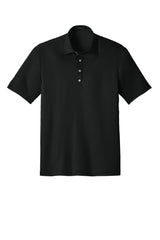 Port Authority Mens Shirt Collar Short Sleeve Polo Shirt - Deep Black - Coming Soon