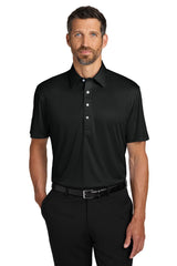 Port Authority Mens Shirt Collar Short Sleeve Polo Shirt - Deep Black - Coming Soon