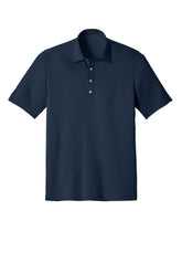 Port Authority Mens Shirt Collar Short Sleeve Polo Shirt - River Navy Blue - Coming Soon