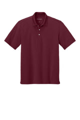 Port Authority Mens Dry Zone Moisture Wicking Short Sleeve Polo Shirt - Burgundy - Coming Soon