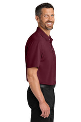 Port Authority Mens Dry Zone Moisture Wicking Short Sleeve Polo Shirt - Burgundy - Coming Soon