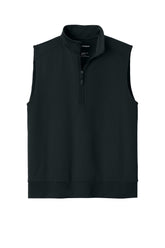 Port Authority Mens C-FREE Double Knit 1/4 Zip Vest - Deep Black - Coming Soon