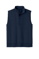 Port Authority Mens C-FREE Double Knit 1/4 Zip Vest - True Navy Blue - Coming Soon