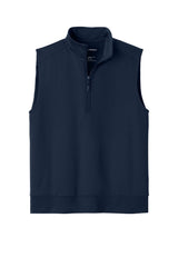 Port Authority Mens C-FREE Double Knit 1/4 Zip Vest - True Navy Blue - Coming Soon