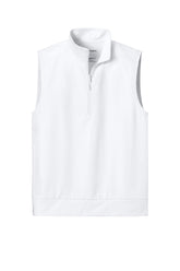 Port Authority Mens C-FREE Double Knit 1/4 Zip Vest - White - Coming Soon