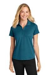 Port Authority Womens Plaited Pique Short Sleeve Polo Shirt - Moroccan Blue - Coming Soon