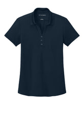 Port Authority Womens Plaited Pique Short Sleeve Polo Shirt - Night Navy Blue - Coming Soon