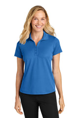 Port Authority Womens Plaited Pique Short Sleeve Polo Shirt - Strong Blue - Coming Soon