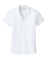 Port Authority Womens Plaited Pique Short Sleeve Polo Shirt - White - Coming Soon