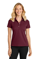 Port Authority Womens Dry Zone Moisture Wicking Short Sleeve Polo Shirt - Burgundy - Coming Soon