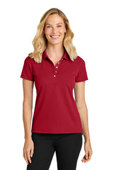 Port Authority Womens Dry Zone Moisture Wicking Short Sleeve Polo Shirt - Rich Red - Coming Soon