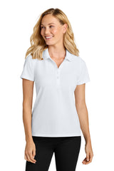 Port Authority Womens Dry Zone Moisture Wicking Short Sleeve Polo Shirt - White - Coming Soon