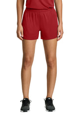 Sport-Tek Womens Club Track Shorts - Deep Red - Coming Soon