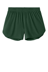 Sport-Tek Womens Club Track Shorts - Forest Green - Coming Soon