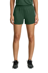 Sport-Tek Womens Club Track Shorts - Forest Green - Coming Soon