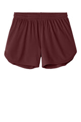 Sport-Tek Womens Club Track Shorts - Maroon - Coming Soon