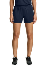 Sport-Tek Womens Club Track Shorts - True Navy Blue - Coming Soon