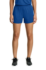 Sport-Tek Womens Club Track Shorts - True Royal Blue - Coming Soon