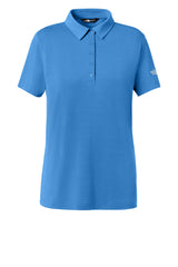The North Face Womens Canyon Crest Short Sleeve Polo Shirt - Marina Blue - Coming Soon