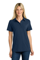 The North Face Womens Canyon Crest Short Sleeve Polo Shirt - Summit Navy Blue - Coming Soon