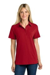 The North Face Womens Canyon Crest Short Sleeve Polo Shirt - Red - Coming Soon