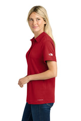 The North Face Womens Canyon Crest Short Sleeve Polo Shirt - Red - Coming Soon