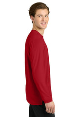 Richardson Mens Clutch Long Sleeve Crewneck T-Shirt - Red - Coming Soon