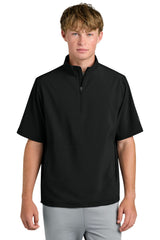 Richardson Mens Barrage Short Sleeve 1/4 Zip Wind Jacket - Black - Coming Soon