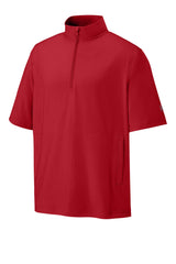 Richardson Mens Barrage Short Sleeve 1/4 Zip Wind Jacket - Red - Coming Soon