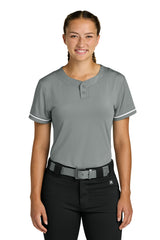 Richardson Womens Select 2 Button Softball Jersey - Grey - Coming Soon