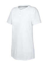 Richardson Womens Select 2 Button Softball Jersey - White - Coming Soon