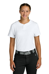 Richardson Womens Select 2 Button Softball Jersey - White - Coming Soon