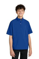 Richardson Youth Barrage Short Sleeve 1/4 Zip Wind Jacket - Royal Blue - Coming Soon
