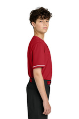 Richardson Youth Select 2 Button Baseball Jersey - Red - Coming Soon