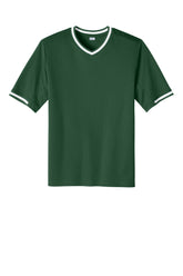 Sport-Tek Mens Tough Mesh V-Neck Baseball Jersey - Forest Green - Coming Soon