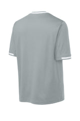 Sport-Tek Mens Tough Mesh V-Neck Baseball Jersey - Silver Grey - Coming Soon