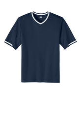 Sport-Tek Mens Tough Mesh V-Neck Baseball Jersey - True Navy Blue - Coming Soon
