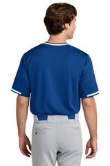 Sport-Tek Mens Tough Mesh V-Neck Baseball Jersey - True Royal Blue - Coming Soon