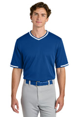 Sport-Tek Mens Tough Mesh V-Neck Baseball Jersey - True Royal Blue - Coming Soon