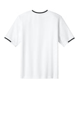 Sport-Tek Mens Tough Mesh V-Neck Baseball Jersey - White - Coming Soon